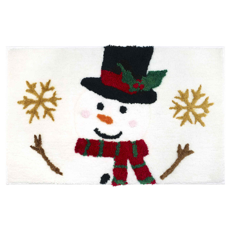 The Holiday Aisle® Snowman Rug