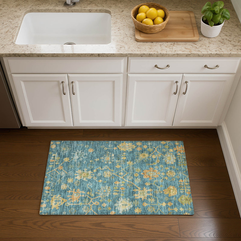 Premium Machine Washable Alaina AMF1930 Global Rug, Rectangle 1'8" x 2'6"