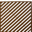 Panneaux de clôture 76 "H48" l 76 "- métal, brun pour les espaces extérieurs et intérieurs terrasse, patio, balcon, pelouse, jardin Ps113-131140612-131140617