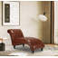 Chaise longue sans accoudoirs en similicuir Ambar-584658708