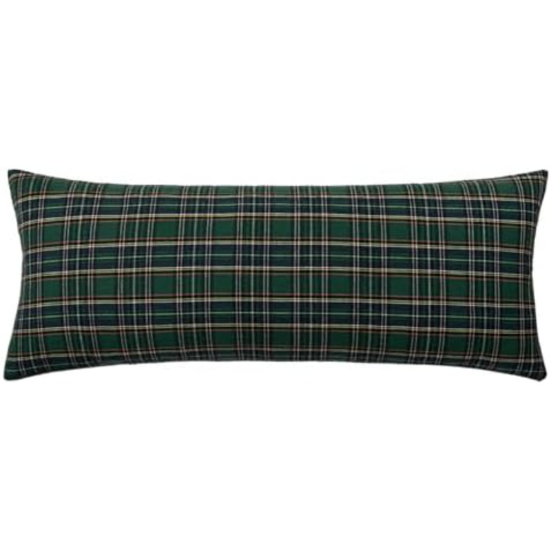Housse de coussin Christmas Tossan écossais 14 x 36 vert