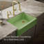 Whitehaven® 33" x 22" Self-Trimming Under-Mount Single-Bowl Kitchen Sink with Tall Apron-98419508