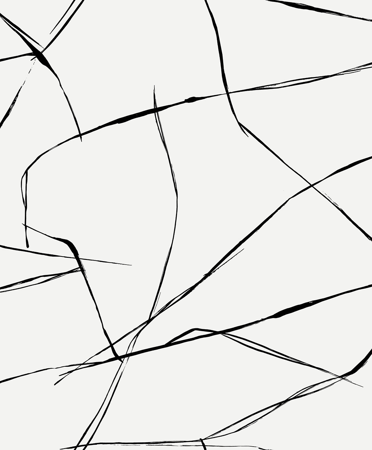 Niseko Modern Abstract Wallpaper, Metallic Ebony