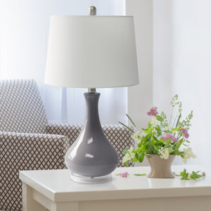 Annastasia 26.25'' Gray Table Lamp