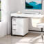 Noa 3 Drawer Mobile File Cabinet Vertical Filing Cabinet Wheels-114349129