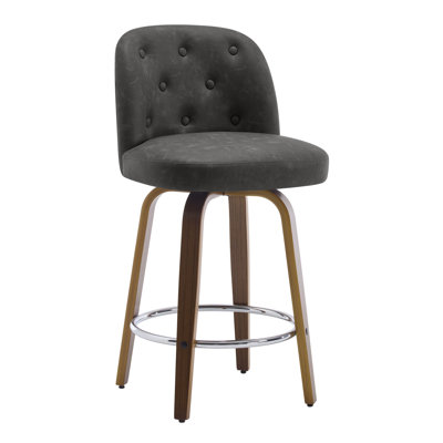 Swivel Upholstered Counter & Bar Stool