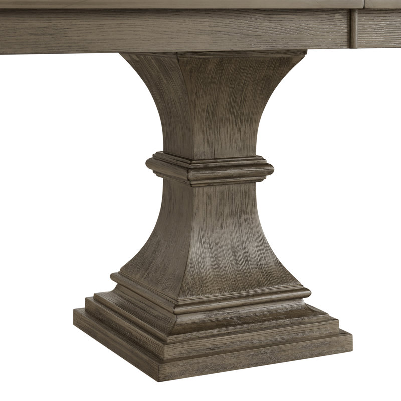 Royale Gray Oak Extendable Rectangular Dining Table