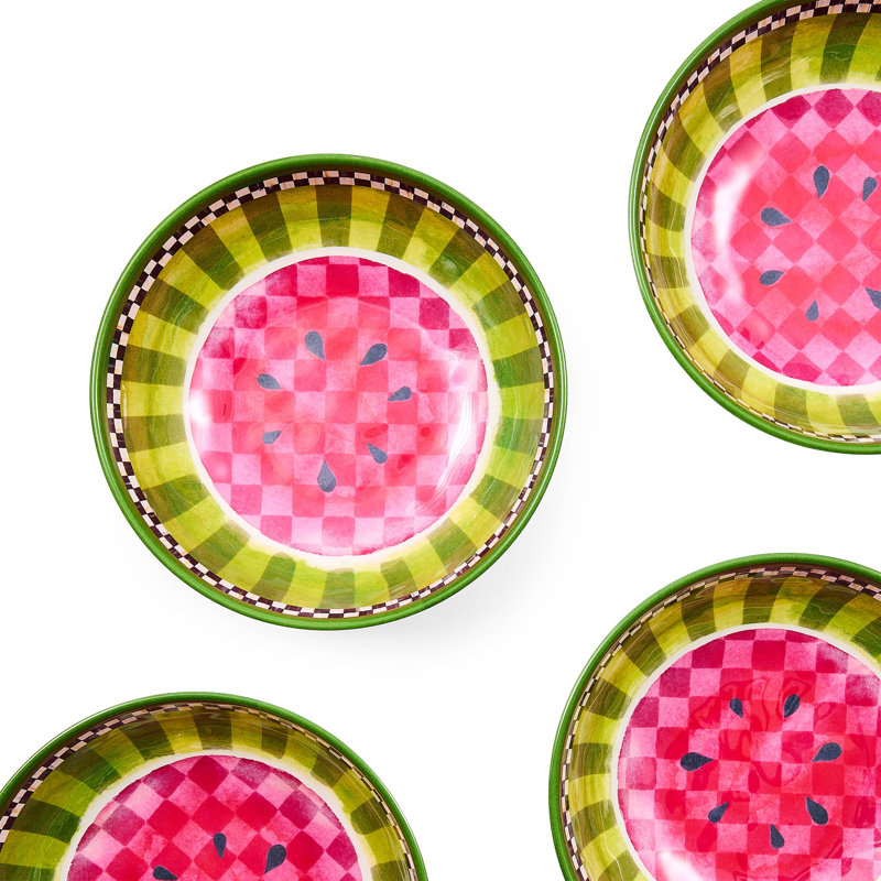 Watermelon Melamine Small Bowls