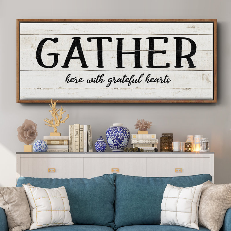 Gather- Framed Canvas