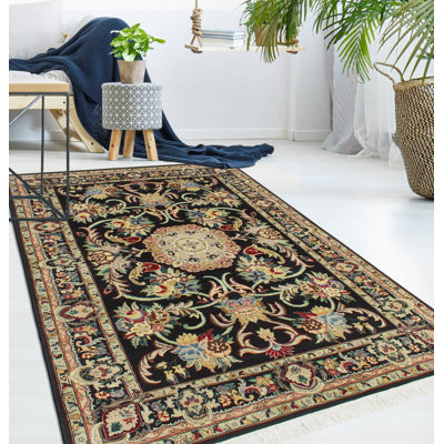 Pak-Persian Royston Black Rug