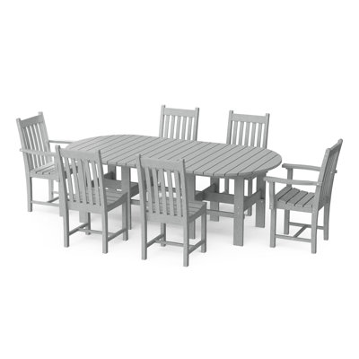 Classic 7-Piece 44" x 84" Dining Set