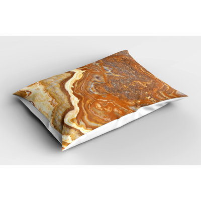 Marble Polyester Abstract Sham Set