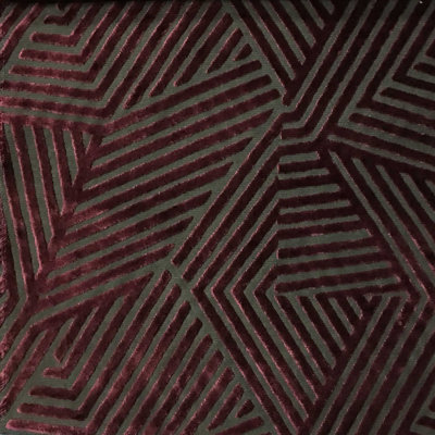 Otis-Aurora Burnout Velvet Fabric