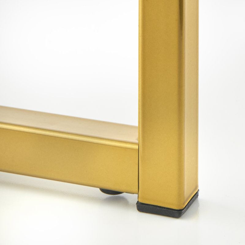 Banc rembourré Aubreana, gris
