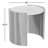 Loreto Marble Top End Table