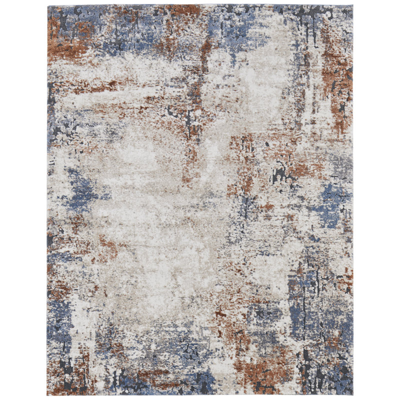 Rivah Performance Abstract Indoor Rug, Rectangle 8' x 10'