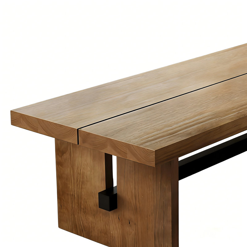 Rectangular Solid Wood Leisure Table, Bar Table, 29.53" H x 110.24" L x 39.37" W