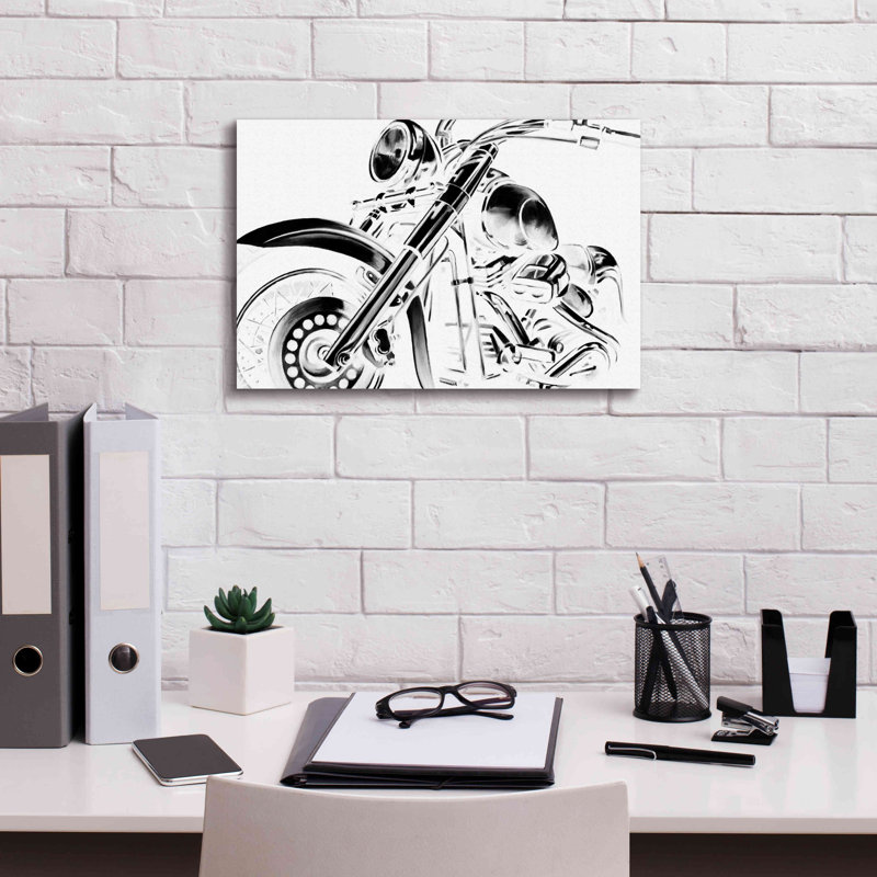 Impression sur toile «Krogs Classic Hogs II» par Ethan Harper, H 12 po x l 18 po x P 0,75 po