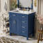 Bathroom Vanity with Ceramic Sink, Modern Storage Cabinet with Soft-Close Doors, Deep Drawer & Standard Drawer, Stylish Bath Vanity for Small Bathrooms-937574173