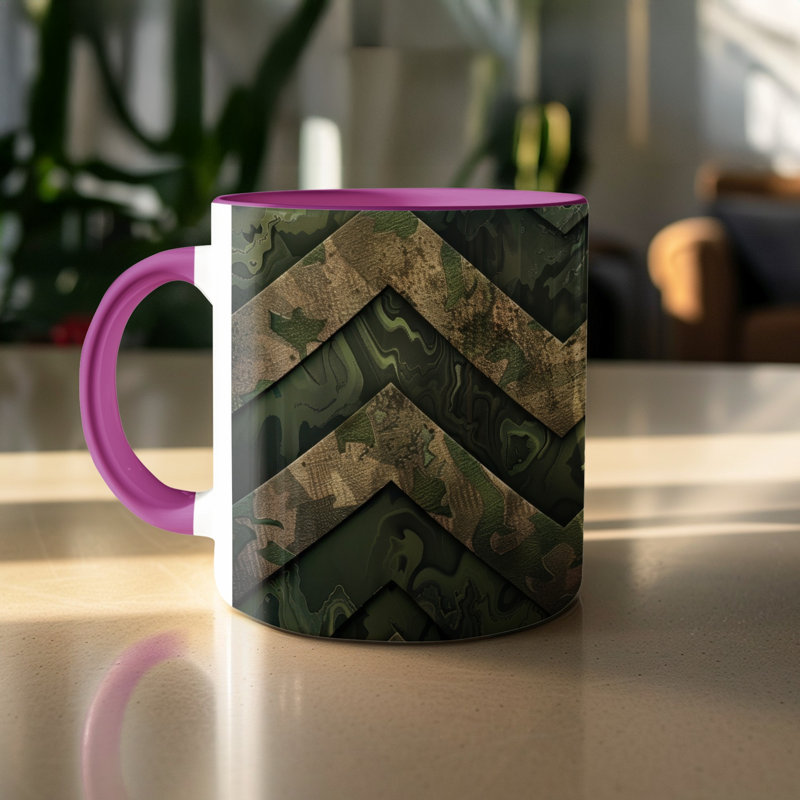 Chevron 11oz Accent Coffee Mug