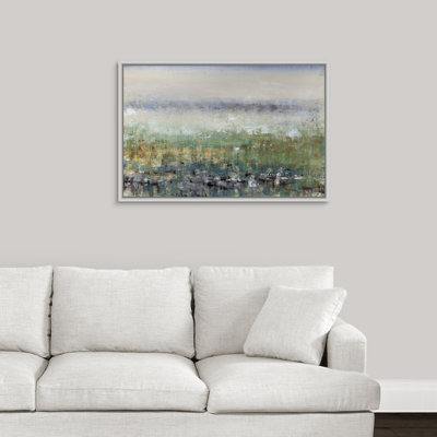 «Mist in the Field», peinture sur toile