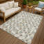 Tapis géométrique intérieur / extérieur lavable à la machine Chantille ACN2636-1191348514-1191348513