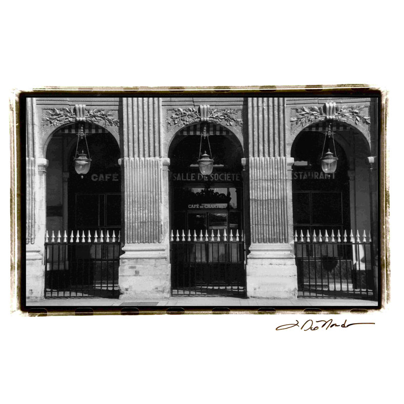 Arcades parisiennes III, H 12 po x l 18 po