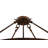 4 - Light Dimmable Drum Chandelier