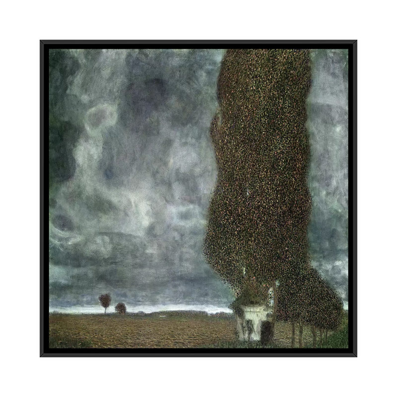 «Approche de l'orage (le grand peuplier II) 1903», reproduction sur toile, H 18 po x l 18 po x P 1,5 po, Pas de tapis