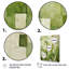 «Abstract Green Tiles Incubism», art mural abstrait-492586748-492586751