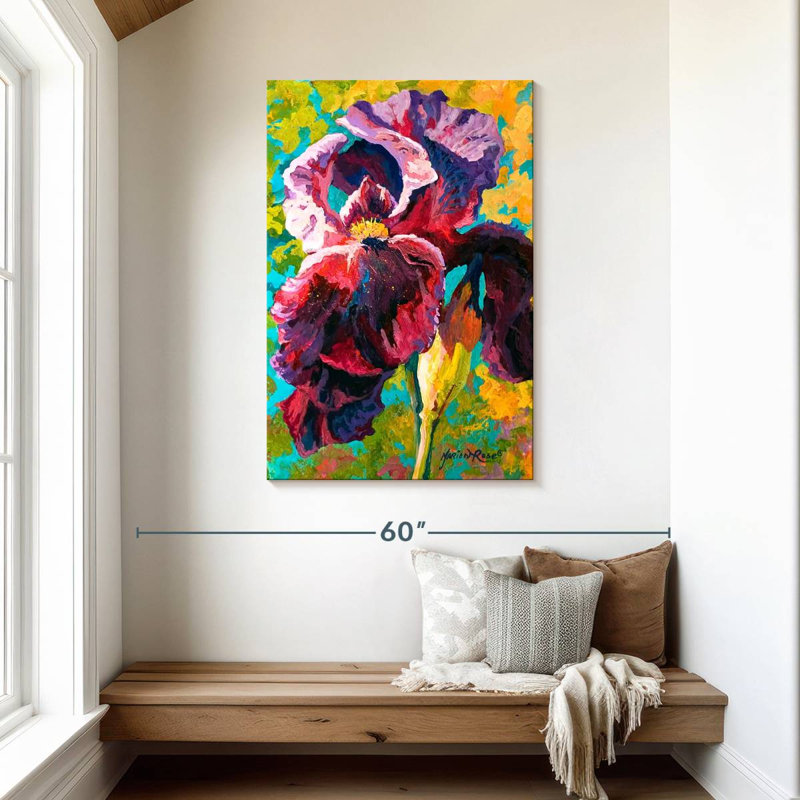 Iris Study I, 45" H x 30" W