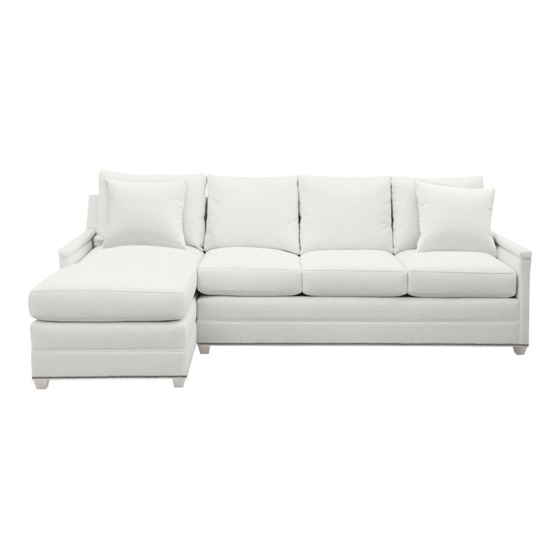 2-Piece Connelly Springs Sectional, Yes, Casa Blanca, Kempsey Sheepskin