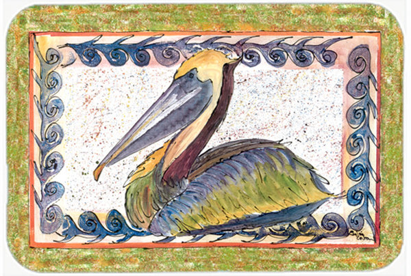 Caroline's Treasures Pelican Glass Cutting Board