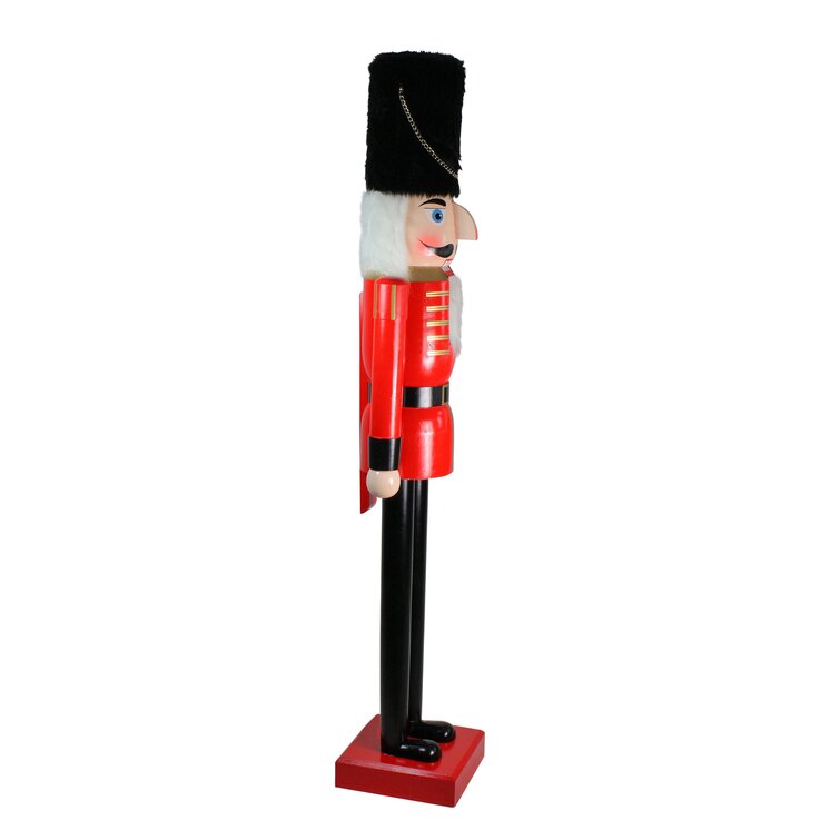 Northlight 6' Giant Commercial Size Wooden Red and Black Christmas ...