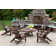 Cape Cod 6-Piece Folding Adirondack Conversation Set