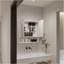 Pharmacie Manchester avec miroir blanc Manchester-79035270