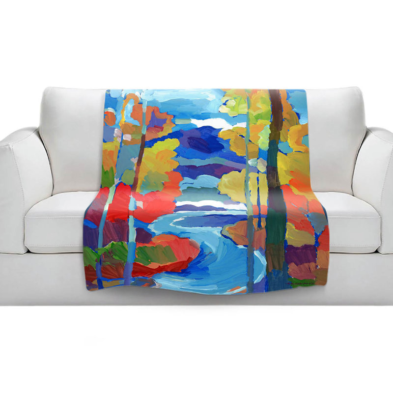 Couverture sherpa douce route to dison, l 51 po x L 60 po