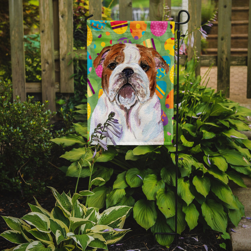 Drapeau de jardin Atara, Bulldog (brun clair et blanc)