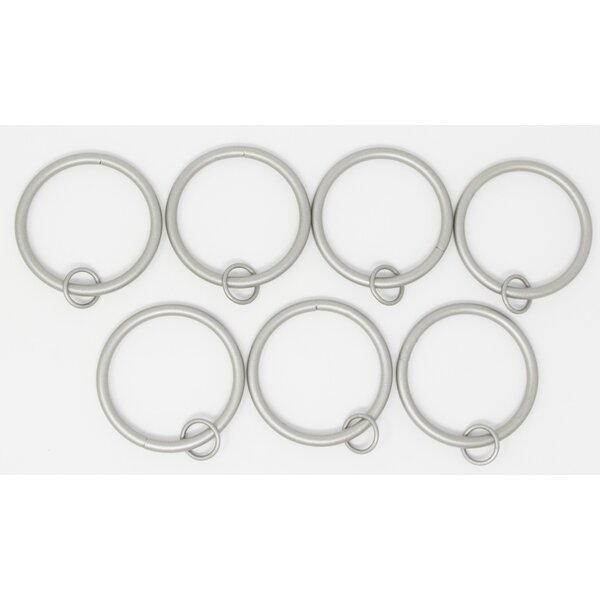 Wooden Curtain Rings for 1'' to 1.75'' Think Curtain Rod - Set of 12 Rings  with Screw