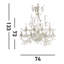 Jaquan 8 - Light Candle Style Chandelier-20600180