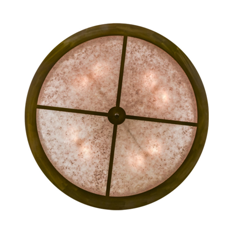 Mountain Pine 8 - Light Drum Chandelier