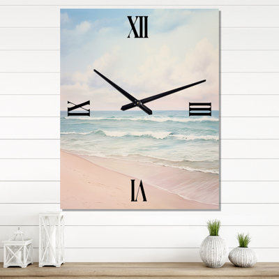 Horloge murale de plage Ocean Tanquility