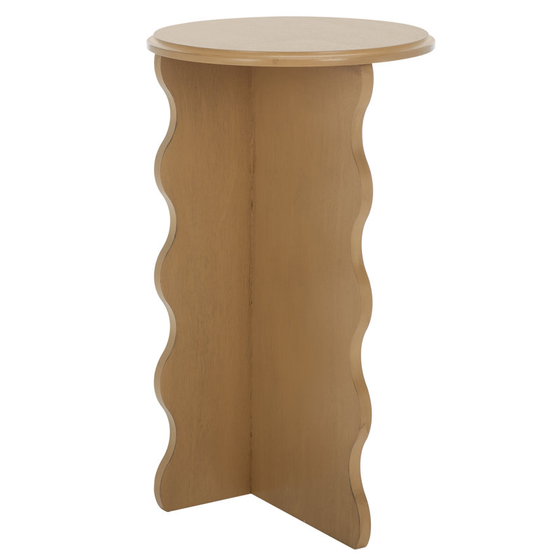 Table d'appoint Michelo Wavy, Brun