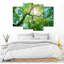 Ensemble de 4 arbres sur toile-631888082