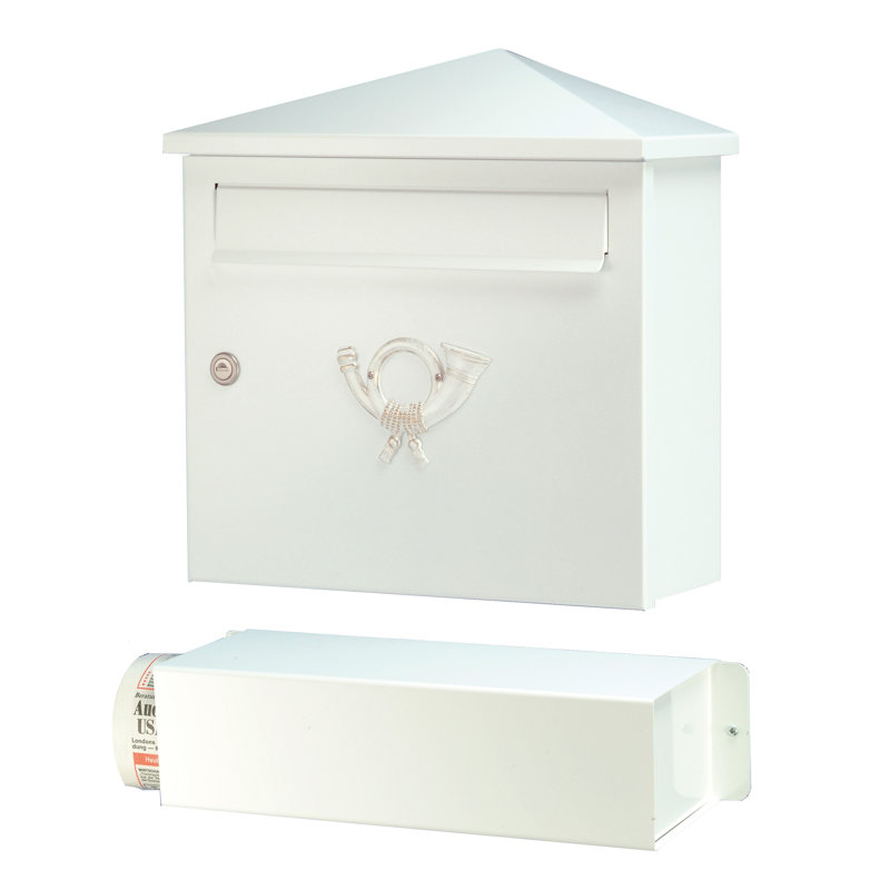 Falca Aluminum with Newspaper Compartment, White