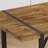 5-Piece Modern industrial Rectangular Wood Dining Set with Upholstered Chairs-2137543470-2137543468