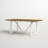 Emmett Pine Solid Wood Trestle Dining Table-267756576