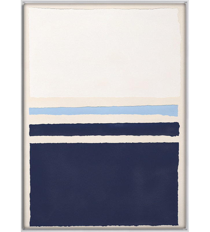 Blue Colorblock 5 Print by Goderwis, Kyle, 62" H x 45" W