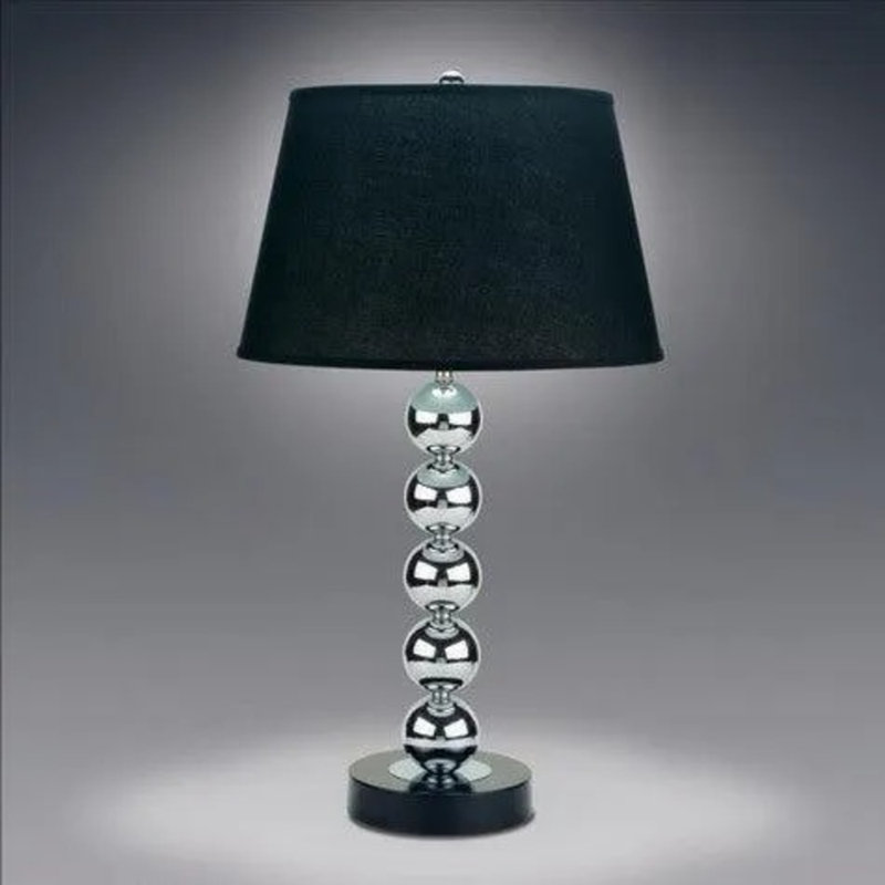 Lampe de table à boules empilées 29 po, ensemble de 2