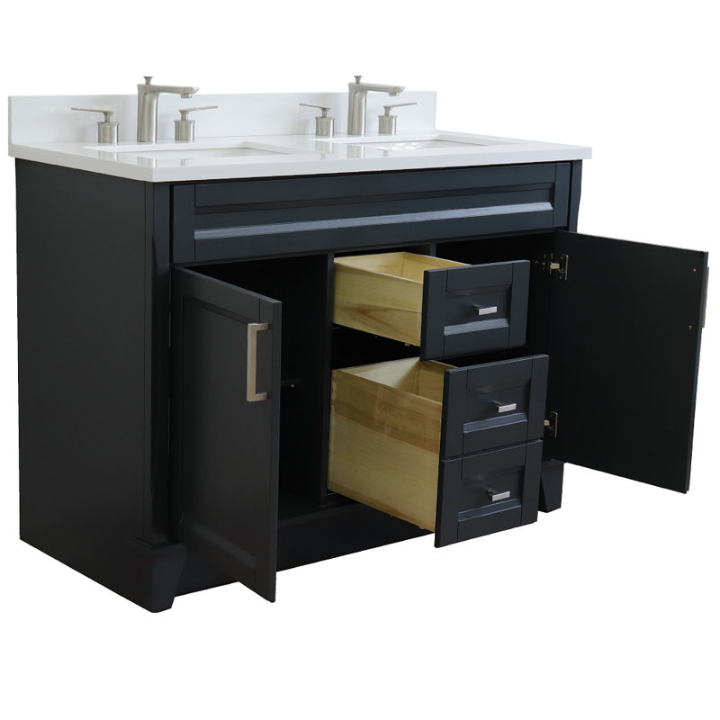 Ensemble de meuble-lavabo double 49 po Bucci